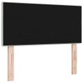 vidaXL LED hlavová doska s LED pásikmi Svetlosivá 80 cm Zamat