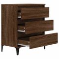 vidaXL Komoda hnedý dub 60x35x70 cm spracované drevo
