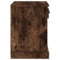 vidaXL Nočné stolíky 2 ks dymový dub 43x36x50 cm