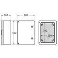 Skriňa 39134 MAGNA IP65, 400x300x165mm, súčasť: montážna doska