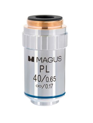 Rovinný objektív s korekciou na nekonečno MAGUS MP40 40x/0,65 ∞/0,17
