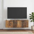 vidaXL Nástenná TV skrinka Staré drevo 98 x 31 x 30 cm