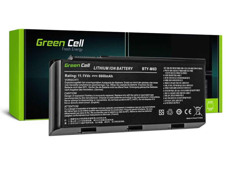 Green Cell MS10 batéria pre MSI GT60 GT70 GT660 GT680 GT683 GT780 GT783 GX660 GX680 GX780