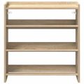 vidaXL Regál na topánky dub sonoma 60x25x62 cm spracované drevo