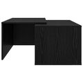 vidaXL Súprava na kávový stolík 2 ks Čierny dub 90 x 48 x 40 cm