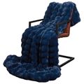 vidaXL Protisklzová deka z umelého králičieho kožúška Olite Polyester