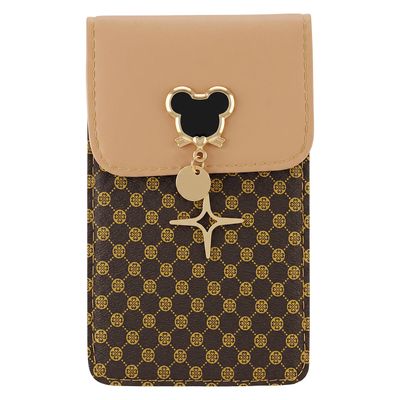 Phone bag mouse 19*12*2 cm caramel