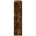 vidaXL Deliaca stena dymový dub 100x33x135 cm kompozitné drevo