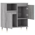 vidaXL Komoda sivý dub sonoma 60x35x70 cm spracované drevo