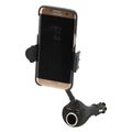 Držák telefónu do zásuvky SPRING 20cm 2xUSB