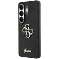 Puzdro Guess Fixed Glitter Big 4G Metal Logo pre Samsung Galaxy S26 Ultra čierne