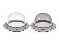 Kupola kamery - tvrdý povrch - vonkajšie použitie - dymová - pre AXIS Q6074-E 50 Hz, Q6074-E 60 Hz, Q6075-E, Q6075-E 50 Hz, Q6075-E 60 Hz; Q60 Series