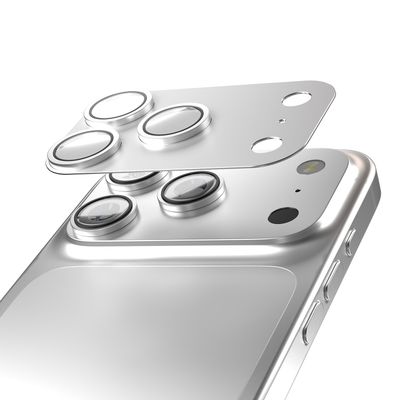Etteri full camera lens guard for iPhone 17 Pro silver