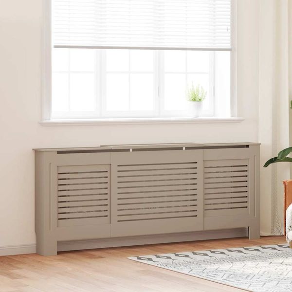 vidaXL Kryt na radiátor 205 cm MDF