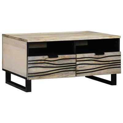 vidaXL Konferenčný stolík Biela 80 x 54 x 40 cm Kompozitné drevo
