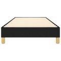 vidaXL Posteľný rám s boxspringom Čierna 90x200 cm Látka