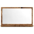 vidaXL Kúpeľňová skrinka staré drevo 60x11x37 cm kompozitné drevo