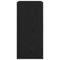 vidaXL Skriňa pod umývadlo do kúpeľne Čierny dub 78,5 x 37,5 x 81 cm