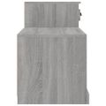 vidaXL Botník sivý dub sonoma 100x42x60 cm kompozitné drevo