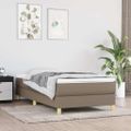 vidaXL Posteľný rám s boxspringom Taupe 80x200cm Látka