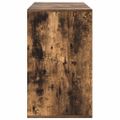vidaXL Servírovacia skriňa Dymová dub 120 x 41 x 75 cm