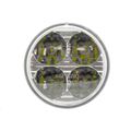 Svetlá denného svietenia 4 HIGH POWER LED 12 V/24 V (kruhové 70 mm)