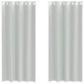 vidaXL Voálové závesy s priechodkami 2 ks svetlosivé 140x245 cm