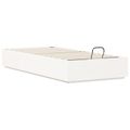 vidaXL Posteľový rám s úložným priestorom Biela 80 x 200 cm