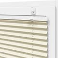 vidaXL plisovaná roleta krémová 105x150 cm Šírka látky 104,4 cm