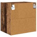 vidaXL Závesná skrinka Staré drevo 40 x 29,5 x 40 cm Kompozitné drevo
