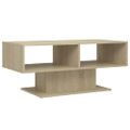 vidaXL Konferenčný stolík, dub sonoma 103,5x50x44,5cm kompozitné drevo