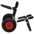 vidaXL SUP vozík na surfovú dosku skladací 45 kg hliník