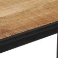 vidaXL Barový stôl 110x55x107 cm masívne surové mangovníkové drevo