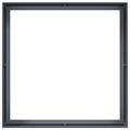 vidaXL Kvetináč antracitový 100x100x40 cm oceľ
