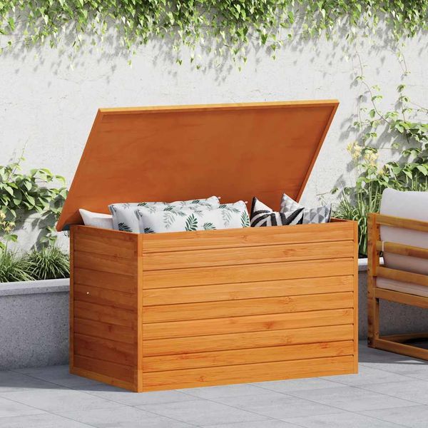 vidaXL Záhradný úložný box 126x72x72 cm, drevo