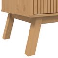 vidaXL Komoda OLDEN, hnedá 114x43x73,5 cm, borovicový masív