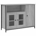 vidaXL Komoda sivá sonoma 100x35x75 cm kompozitné drevo