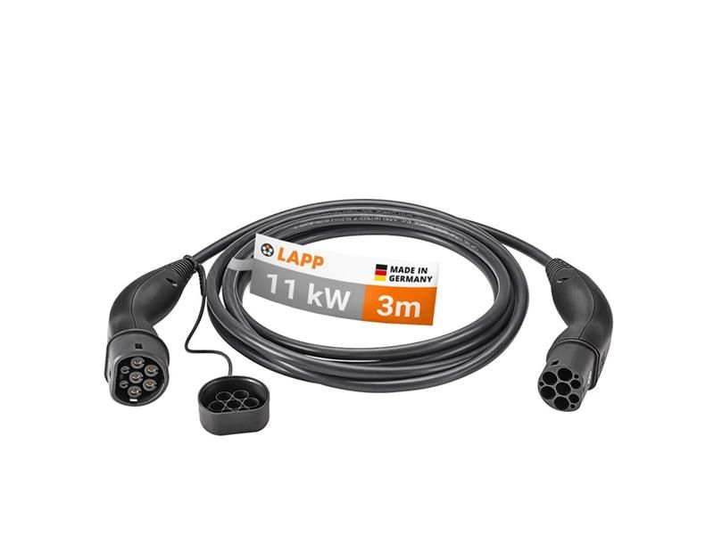 Kábel nabíjací LAPP 75747 typ 2 11kW 20A 3 fázy 3m pre elektromobil