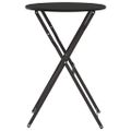 vidaXL Bistro stôl Antracit Ø 50 x 71 cm Práškovaná oceľ