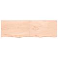 vidaXL Stolová doska 200x60x(2-6) cm neošetrený dubový masív