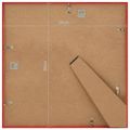 vidaXL Fotorámiky na stenu alebo stôl 5 ks červené 30x30 cm MDF