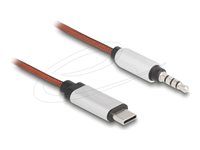 AUX kábel USB Type-C samec na stereo zástrčku