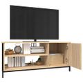 vidaXL TV skrinka dub sonoma 100x40x45 cm spracované drevo