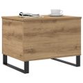 vidaXL Konferenčný stolík dub artisan 60x44,5x45 cm kompozitné drevo