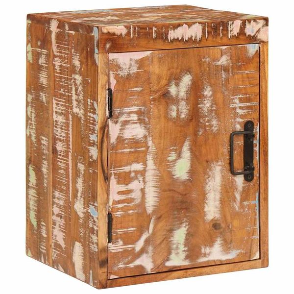 vidaXL Nočný stolík Hnedá 35 x 33 x 48 cm Recyklovaný masív
