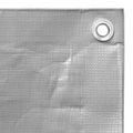 vidaXL Plachta 260 g/m² 8x12 m sivá HDPE