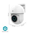 Kamera IP vonkajšia NEDIS WIFICO22CWT | Wi-Fi | 3MP | IP65 | otáčanie/naklonenie