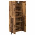 vidaXL Highboard 2 ks Staré drevo 69,5 x 34 x 180 cm Kompozitné drevo