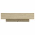 vidaXL Konferenčný stolík, dub sonoma 100x49,5x31 cm kompozitné drevo