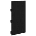 vidaXL Regál na časopisy Čierny dub 51 x 11 x 102 cm Kompozitné drevo